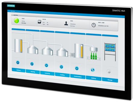 Siemens 6AV7863 Series SIMATIC Touch-Screen HMI Display - 18.5 In, TFT Display