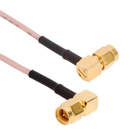 Amphenol RF Male SMA To Male SMA Coaxial Cable, RG316 Coaxial, Terminated