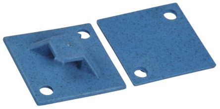 ABB Self Adhesive Blue Cable Tie Mount 28.6 Mm X 28.6mm