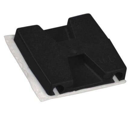 ABB Self Adhesive Black Cable Tie Mount 28.6 Mm X 28.6mm