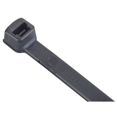 ABB Cable Ties, Cable Tray, 141.48mm X 3.556 Mm, Black Nylon