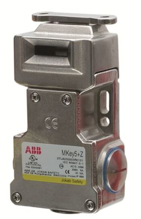 ABB MKey5+ Z Switch Safety Interlock Switch, Key Actuator Included, Stainless Steel