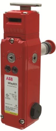 ABB MKey8 24VDC Switch Sicherheits-Verriegelungsschalter Betätiger Verriegelung, Betätiger Inklusive Druckguss-Legierung