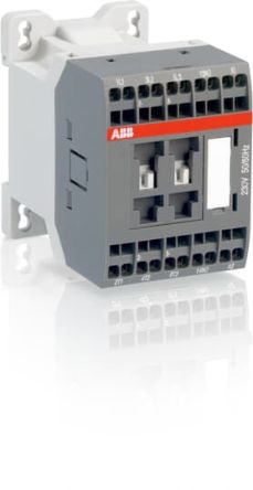ABB Contattore Unità Di Controllo, Serie 1SBL10, 3 Poli, 4NO, 9 A, 4 KW, Bobina 230 V C.a.