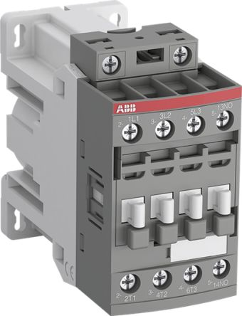 ABB 1SBL176 Leistungsschütz / 24 V DC Spule, 3 -polig 3 Schließer / 1 Öffner / 30 A, Steuereinheit