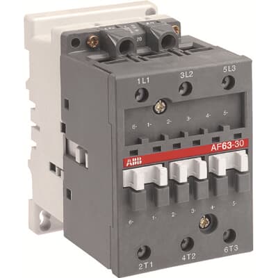 ABB 1SBL37 Series Contactor, 100 To 250 V Ac Coil, 3-Pole, 63 A, 37 KW, 3NO