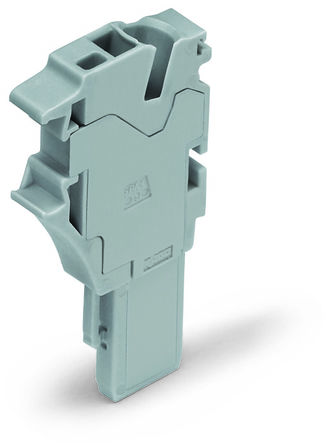 Wago X-COM S, 2022 Series Grey DIN Rail Terminal Block, 2.5mm², Single-Level, Push-In Cage Clamp Termination