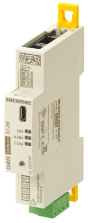 Socomec Voltímetro Digital AC DIRIS Digiware U, Dim. 18mm X 90mm