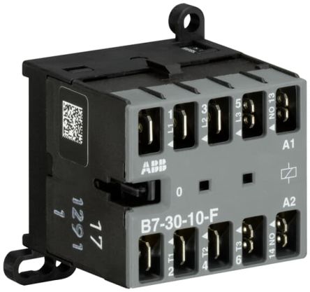 ABB GJL131 Series Contactor, 24 V Ac Coil, 3-Pole, 20 A, 5.5 KW, 4NO