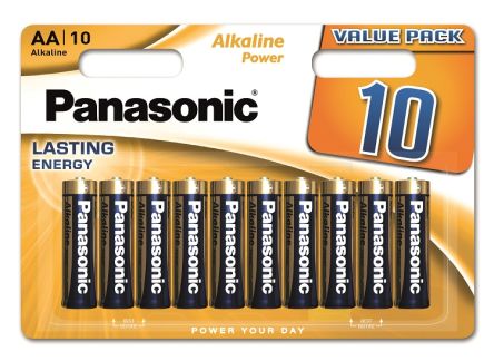 Panasonic LR6APB AA-Batterien, Alkali, 1.5V / 2.45Ah Standard