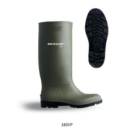 Dunlop Unisex Sicherheitsstiefel Grün, Größe 35 / UK 2