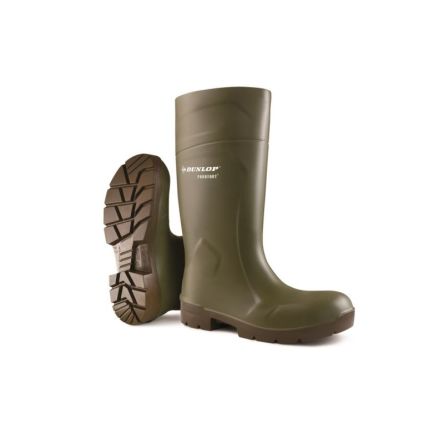 Dunlop Unisex Sicherheitsstiefel Grün, Mit Edelstahl-Schutzkappe EN20345 S4, Größe 48 / UK 13