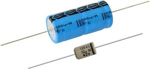 Vishay 10μF Aluminium Electrolytic Capacitor 25V dc, Axial, Through Hole - MAL213836109E3