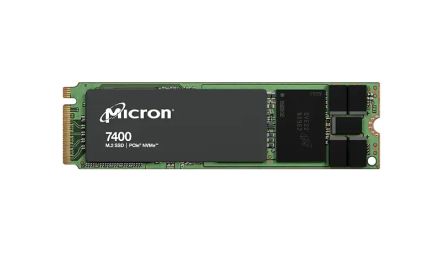 Micron 7400 PRO, M.2 Intern SSD NVMe PCIe Gen 4 X 4, 3D TLC, 960 GB, SSD