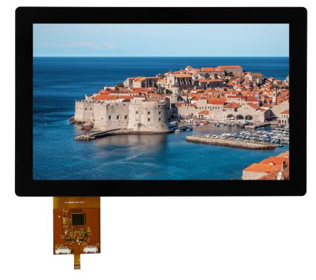 RS PRO TFT-LCD-Anzeige 10.1Zoll HDMI Mit Touch Screen, 1280 X 800pixels, 216.96 X 135.6mm 12 V LED Lichtdurchlässig Dc