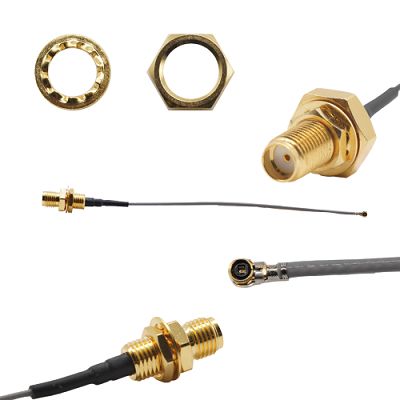 Siretta Male MHF4 To SMA Coaxial Cable, IPEX Coaxial, Terminated