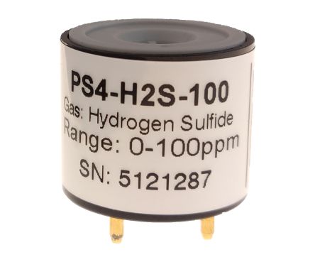 SGX Sensors IC De Sensor De Gas,, Sulfuro De Hidrógeno, PS4-H2S-100