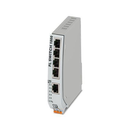 Phoenix Contact Conmutador Ethernet 1085163, 5 Puertos RJ45, 10/100Mbit/s