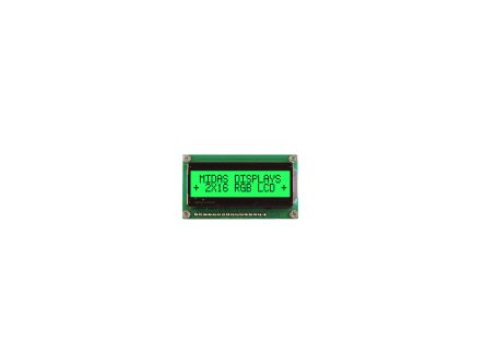 Midas LCD LCD Display, 2 Rows By 16 Characters