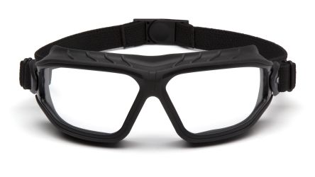Pyramex Schutzbrille, Carbonglas, Klar Mit UV Schutz, Rahmen Aus TPE Kratzfest