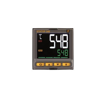 Pyro Controle STATOP 500 PID Temperaturregler Tafelmontage, 4 X Relais Ausgang, 100 →240 V Ac, 45mm