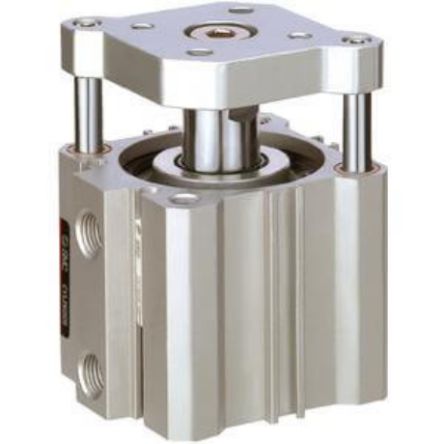 SMC Pneumatic Guided Cylinder - 50mm Bore, 20mm Stroke, CQM Series, Double Acting