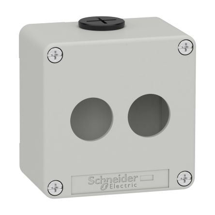 Schneider Electric Zinkdruckguss Gehäuse Harmony XAP Grau Außenmaß 80 X 80 X 51.5mm IP65, IP66, IP69
