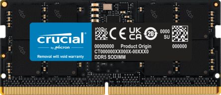 Crucial Arbeitsspeicher Für Laptop, 16 GB, 4800MHz DDR5, Nein SODIMM