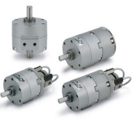 SMC CRB2BW Series 10 Bar Single Action Pneumatic Rotary Actuator, 270° Rotary Angle, 20mm Bore