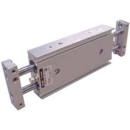 SMC Pneumatic Piston Rod Cylinder - 25mm Bore, 100mm Stroke, CXSW Series, Double Acting