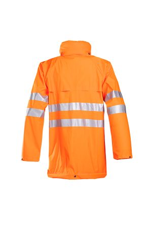 Sioen Uk Unisex Warnschutzjacke Orange Fluoreszierend, Größe XL
