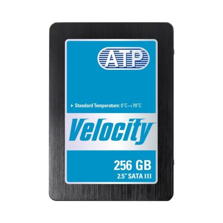 ATP A600Vdc, 2,5 Zoll Intern SSD-Laufwerk SATA III 6 Gb/S Industrieausführung, 3D TLC, 256 GB, SSD