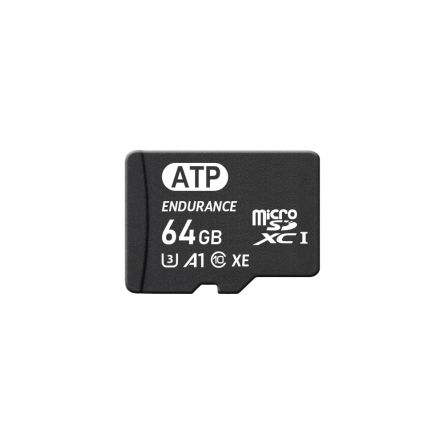 ATP S650Sc MicroSD Micro SD Karte 64 GB UHS-I Industrieausführung, 3D TLC - XE