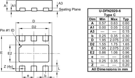 DiodesZetex Spannungsregler 150mA, 1 U-DFN2020-6