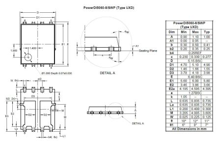 DiodesZetex DMP3011SPDW-13 P-Kanal MOSFET 30 V / 12,1 A PowerDI5060-8