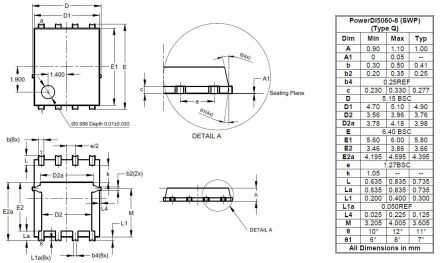 DiodesZetex DMPH33M8SPSW-13 P-Kanal MOSFET 30 V / 100 A PowerDI5060-8