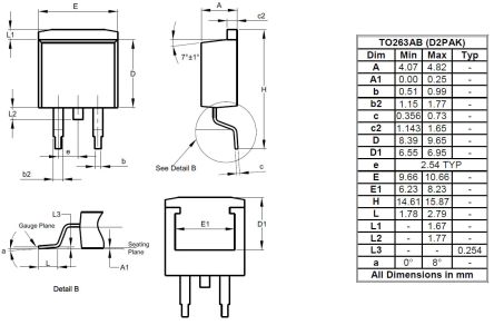 DiodesZetex Diode Schottky Et De Redressement, 200V, TO263AB (D2 PAK)