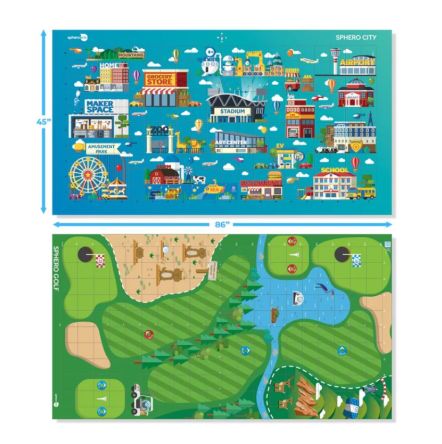 Sphero Code Mat City & Golf For Robot Explorer-Kit