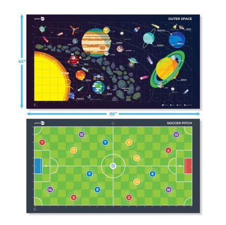 Sphero Code Mat Space/Soccer For Robot Explorer-Kit