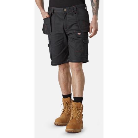 Dickies Redhawk Pro, Herren Arbeitsshorts, 35 % Baumwolle, 65 % Polyester Schwarz, Größe 30Zoll