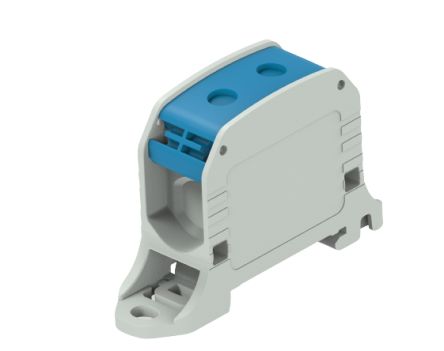 Entrelec 1SNF Verbindungsklemme Doppelstock Blau, Grau, 1 KV Ac / 520A, Kabel