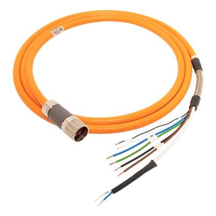 Rockwell Automation Cable De Alimentación Potencia, 60 V, Funda De PVC