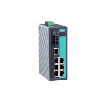 MOXA Unmanaged Ethernet Switch, 6 X RJ45 / 100Mbit/s, Bis 5km, 9.6 → 60V Dc