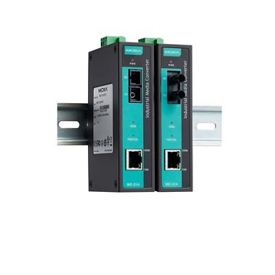 MOXA Ethernet-Medienkonverter 10/100Mbit/s, Halbduplex/Vollduplex, Multi Mode 40km 100Mbit/s, Anschluss: SC