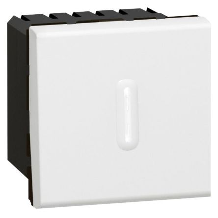 Legrand Lichtschalter, Bündig, Oberflächenmontage-Montage IP41 8A, 240V Ac Weiß, Polycarbonat