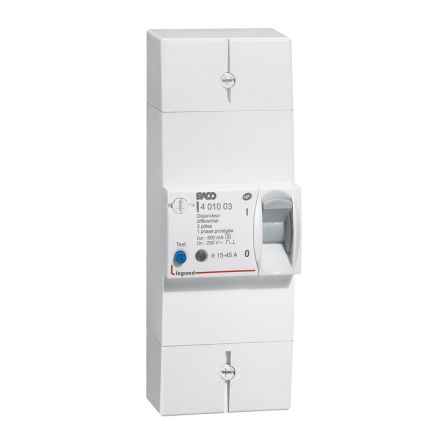 Legrand FI/LS-Schalter, 2-polig 45A 250V Einbaumontage