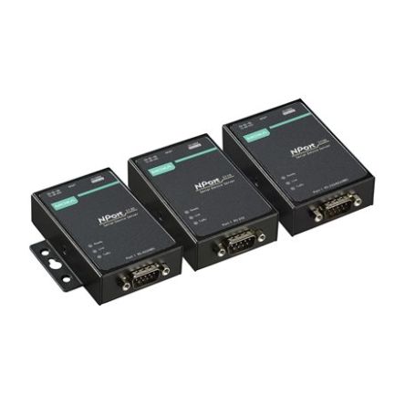 MOXA Geräteserver 1 Ethernet-Anschlüsse 1 Serielle Ports RS-232 230.4kbit/s