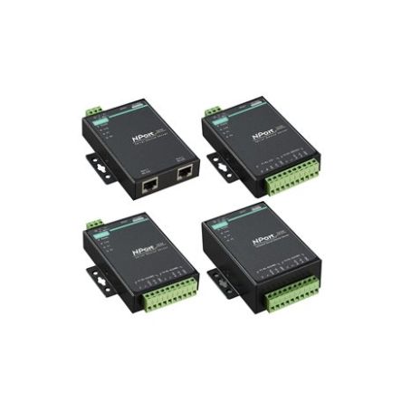 MOXA Geräteserver 2 Ethernet-Anschlüsse 2 Serielle Ports RS-232 230.4kbit/s