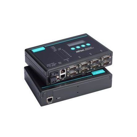 MOXA Device Server, 8 Ethernet Port, 8 Serial Port, RS232, RS422, RS485 Interface, 921.6kbps Baud Rate