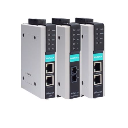 MOXA Server Per Dispositivi, 1 Porta Ethernet, 1 Porta Seriale, RS232, RS422, RS485, 230.4kbit/s Max